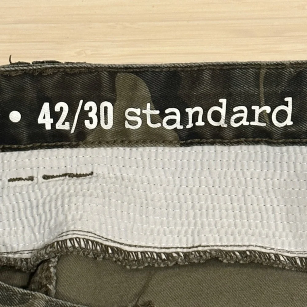 Raw X‎ Mens Jeans Biker Moto Multicolor Camouflage Stretch Pocket Denim 42x 30